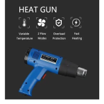 Πιστόλι θερμού αέρα 2000W Hot Air Gun - μπλε - Image 2