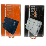 Πολύπριζο 4 θέσεων με 6 USB και καλώδιο 1.5m Moxom KH-63Y λευκό - Image 2
