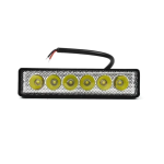 Προβολάκι 6LED 12V DC λευκού φωτισμού SpotLight OEM – μαύρο