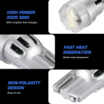 Ψείρες LED T10 Canbus 9-18V ψυχρό λευκό NovSight A500-SL2-T10W - Image 2