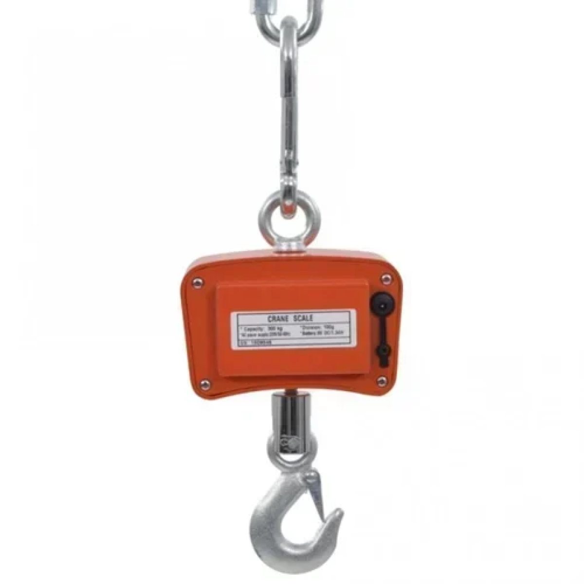 Ψηφιακή κρεμαστή ζυγαριά 300kg/100gr Crane Scale πορτοκαλί - Image 2