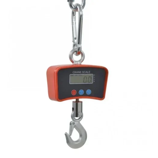 Ψηφιακή κρεμαστή ζυγαριά 300kg/100gr Crane Scale πορτοκαλί