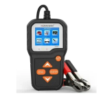 Ψηφιακό Battery Tester με κροκοδειλάκια 6V/12V Konnwei KW650 μαύρο - Image 2