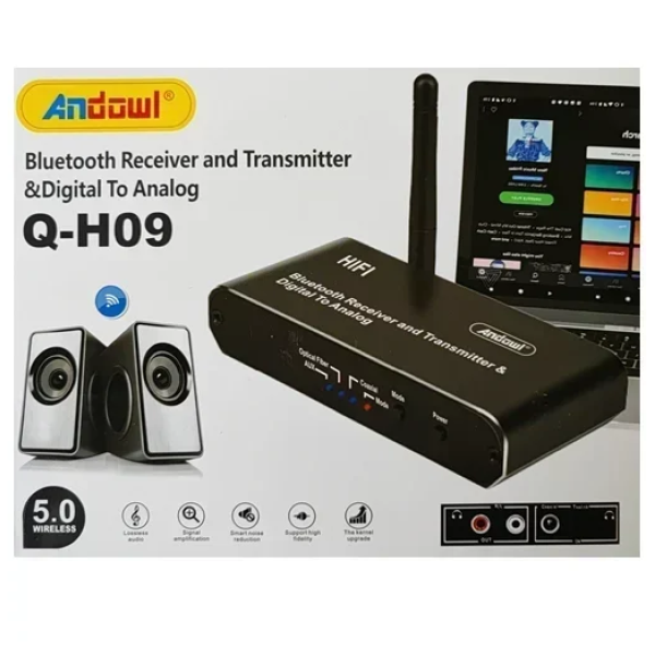 Ψηφιακός μετατροπέας ήχου - Bluetooth Audio Receiver/Transmitter Digital Converter Andowl Q-H09