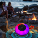 Μίνι Φορητό Ασύρματο Ηχείο Bluetooth με RGB LED Φωτισμό Disco Series X-13 Μαύρο
