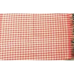 Πετσέτα Κουζίνας waffle Καρό με Κρόσσια 40x60cm - Ροζ