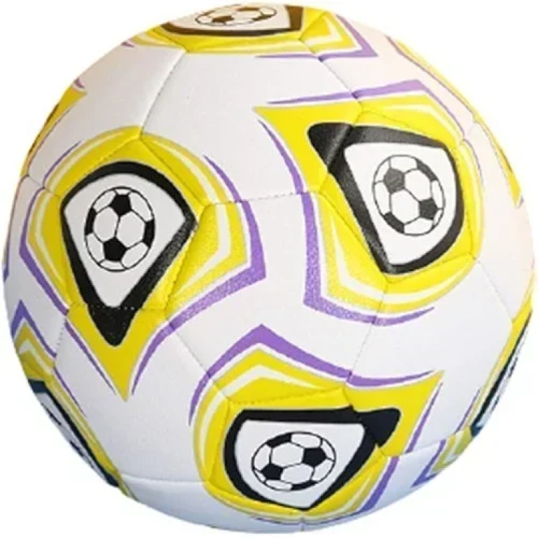 Μπάλα Ποδοσφαίρου No 5 για ενήλικες & παιδιά σε Λευκό/Κίτρινο χρώμα