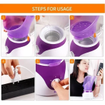 Σάουνα προσώπου για αντιγήρανση NTFS Facial Steamer μωβ - Image 5