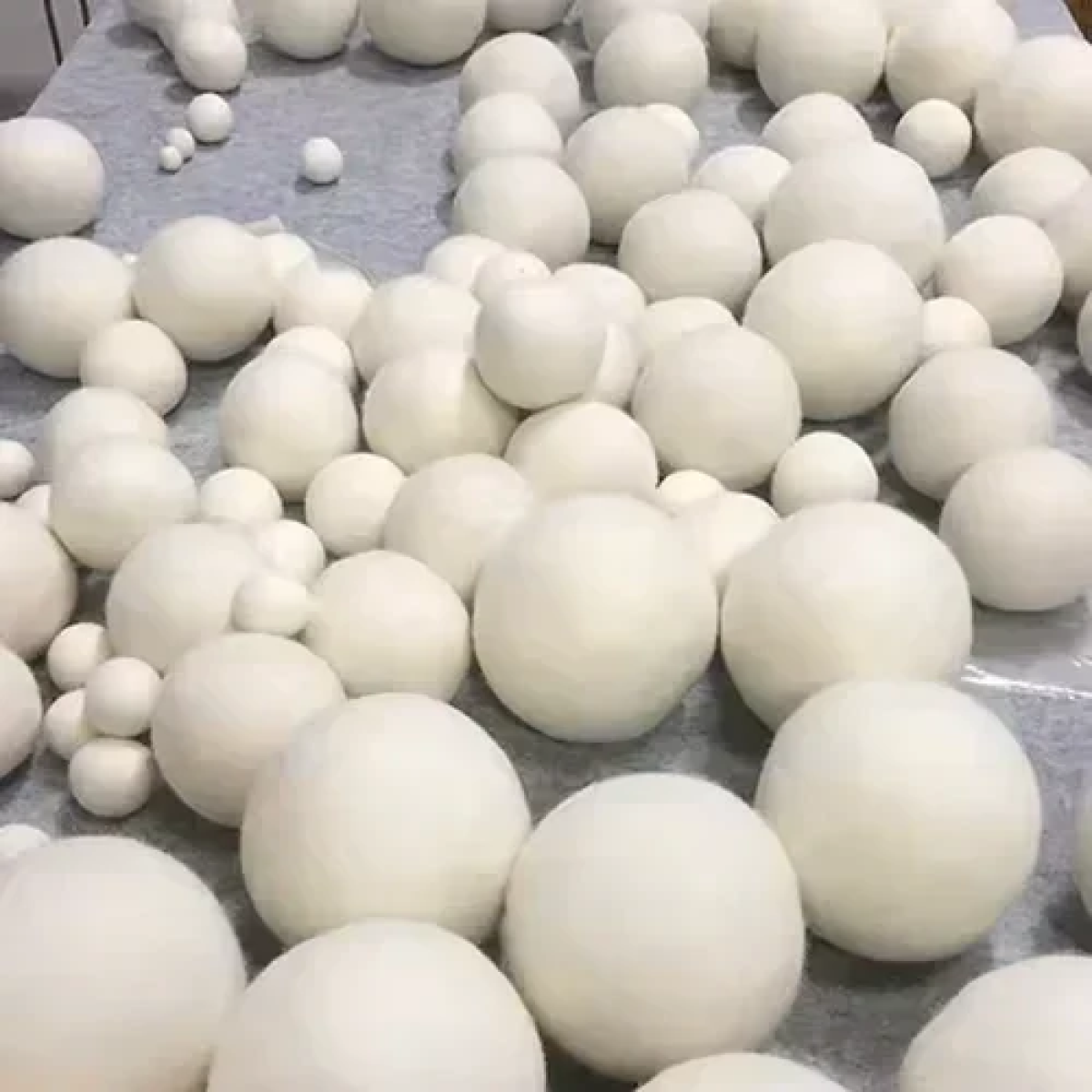 Σετ 6τμχ μάλλινες μπάλες για στεγνωτήριο ρούχων Dryer Balls Sheep Wool - λευκό - Image 3