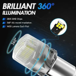 Σετ λάμπες LED αυτοκινήτου 2 τεμάχια Novsight A500-SL9-1157W8 - Image 2