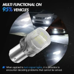 Σετ λάμπες LED αυτοκινήτου 2 τεμάχια Novsight A500-SL9-1157W8 - Image 5