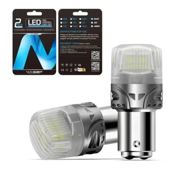 Σετ λάμπες LED αυτοκινήτου 2 τεμάχια Novsight A500-SL9-1157W8
