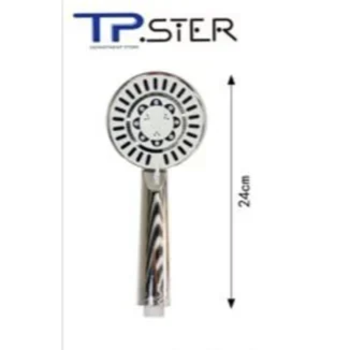 Σετ Tηλέφωνο Mπάνιου 24cm Mε Σπιράλ 1.80m 15997