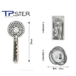 Σετ Tηλέφωνο Mπάνιου 24cm Mε Σπιράλ 1.80m 15997
