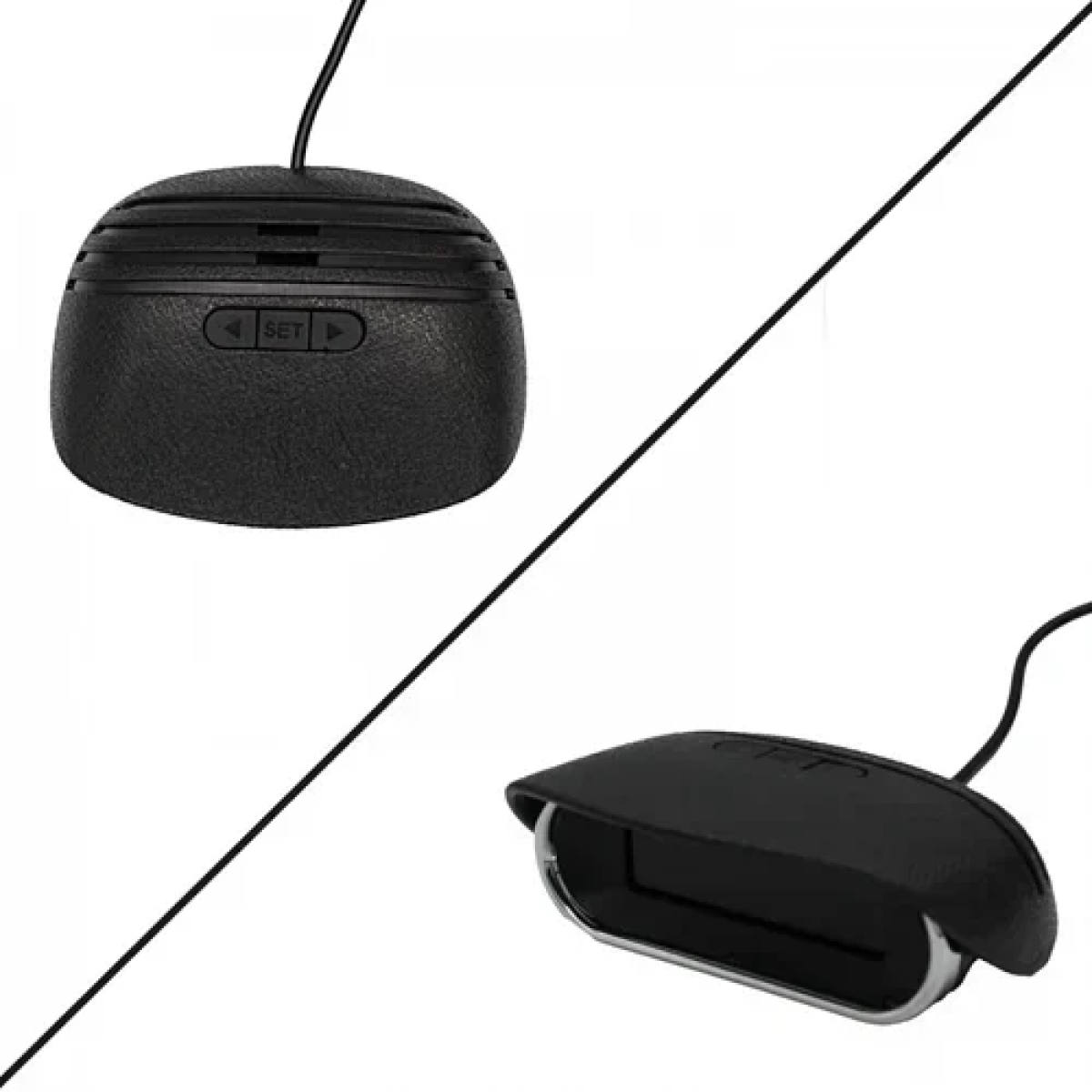 Σύστημα παρκαρίσματος LCD με 8 αισθητήρες οθόνη και ποτηροτρύπανο μαύρο ALS-108 - Image 2
