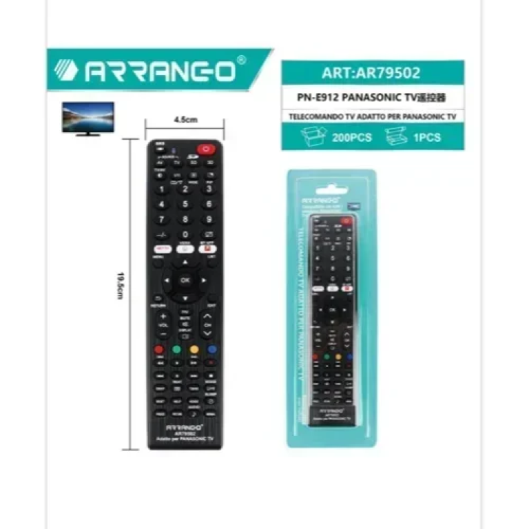 Τηλεχειριστήριο Arrango AR79502 για Τηλεοράσεις PANASONIC