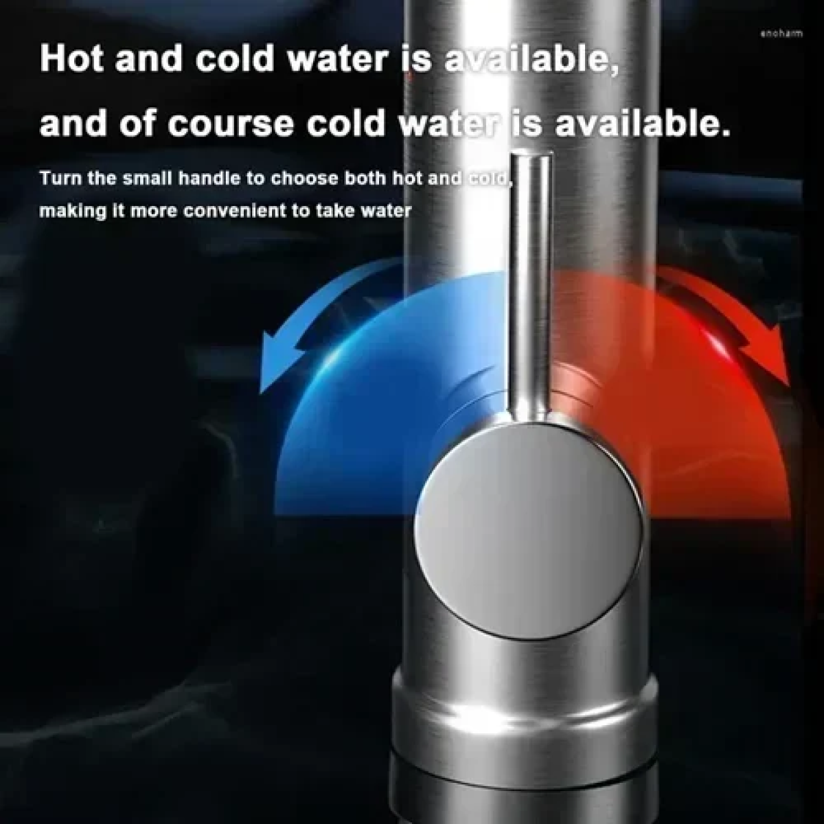 Βρύση νερού άμεσης θέρμανσης - Instant Electric Heating Water Faucet Jiageng JG703 ασημί - Image 2