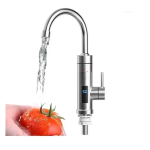 Βρύση νερού άμεσης θέρμανσης - Instant Electric Heating Water Faucet Jiageng JG703 ασημί
