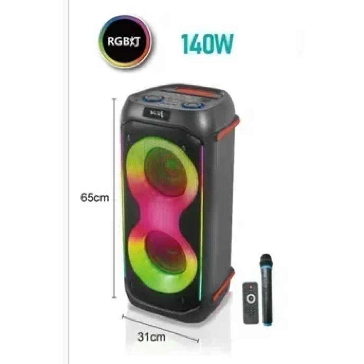 Arrango AC49462 Φορητό Bluetooth ηχείο Μικρόφωνο & Τηλεχειριστήριο