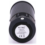 V-TAC VT-6211 Φορητό Ηχείο Bluetooth 6W με LED Εφέ Φλόγας, 6 Επίπεδα Φωτισμού, TWS & Hands-Free Κλήσεις – Μαύρο