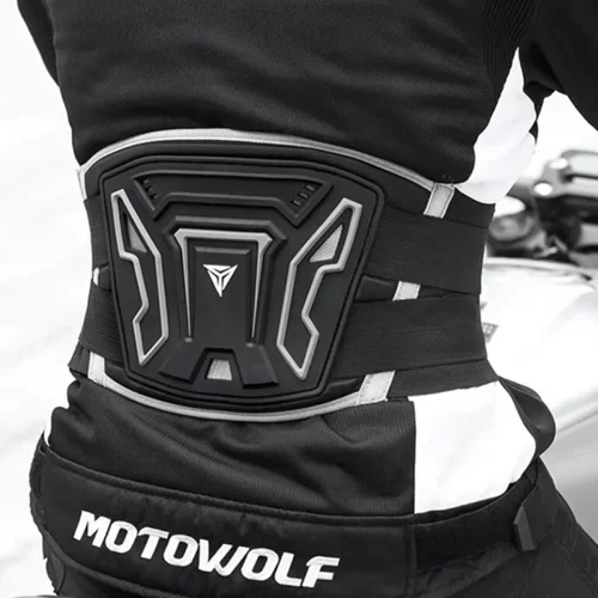 Ζώνη προστασίας για αναβάτη μοτοσυκλέτας Medium Motowolf MDL1028 – μαύρο, γκρι - Image 2