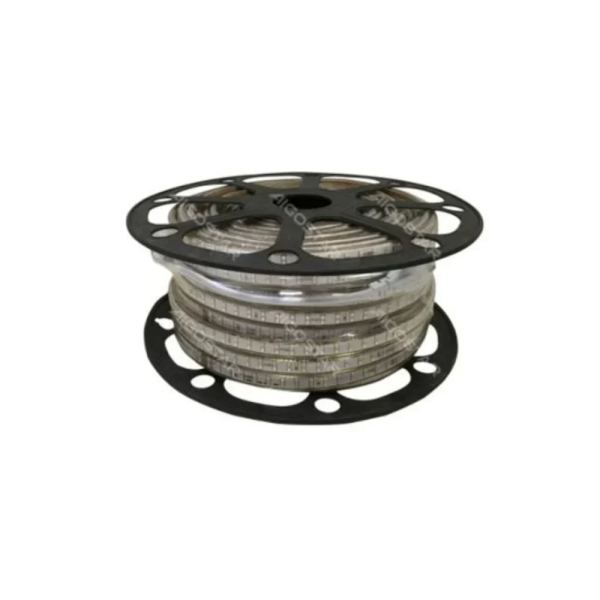 50m LED Αδιάβροχη Ταινία LED 230V AC 7W/m σε Κόκκινο χρώμα με 180LED/m IP65