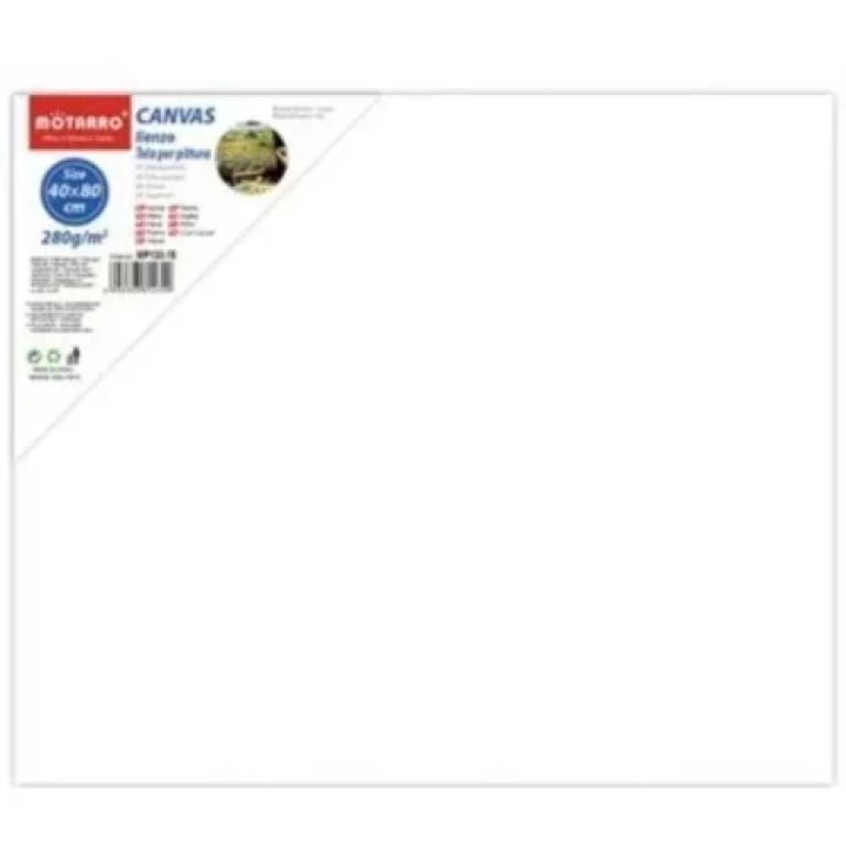 Πίνακας ζωγραφικής - καμβάς σε τελάρο 80x40cm MP130-18 λευκό