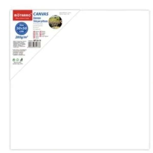 Πίνακας ζωγραφικής - καμβάς σε τελάρο 50x50cm MP130-19 λευκό