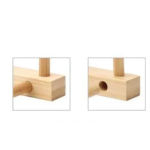 Ξύλινη Πιατοθήκη Bamboo 6 Θέσεων 29x12.5cmx10.5 cm 2407341