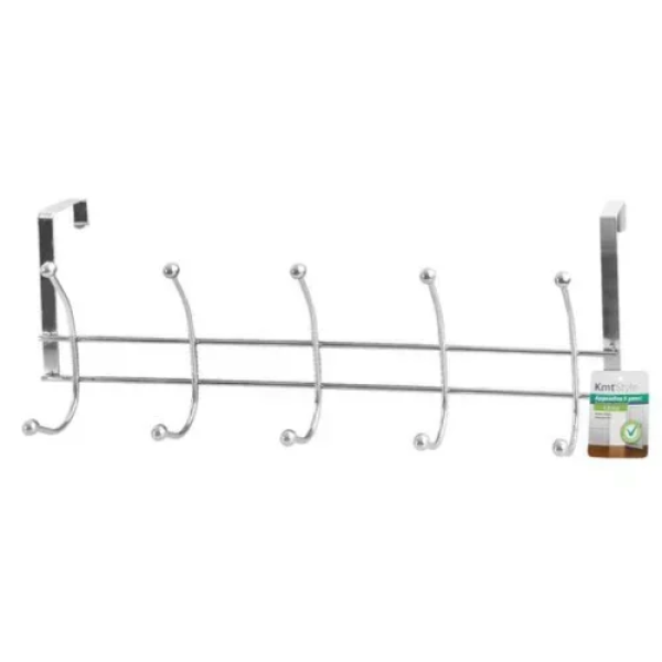 Κρεμάστρα Πόρτας 10 θέσεων 48.5cm Ασημί 2406353