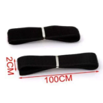 Αυτοκόλλητη Ταινία Velcro 2 x 100 cm Μαύρη 2τμχ 5201440