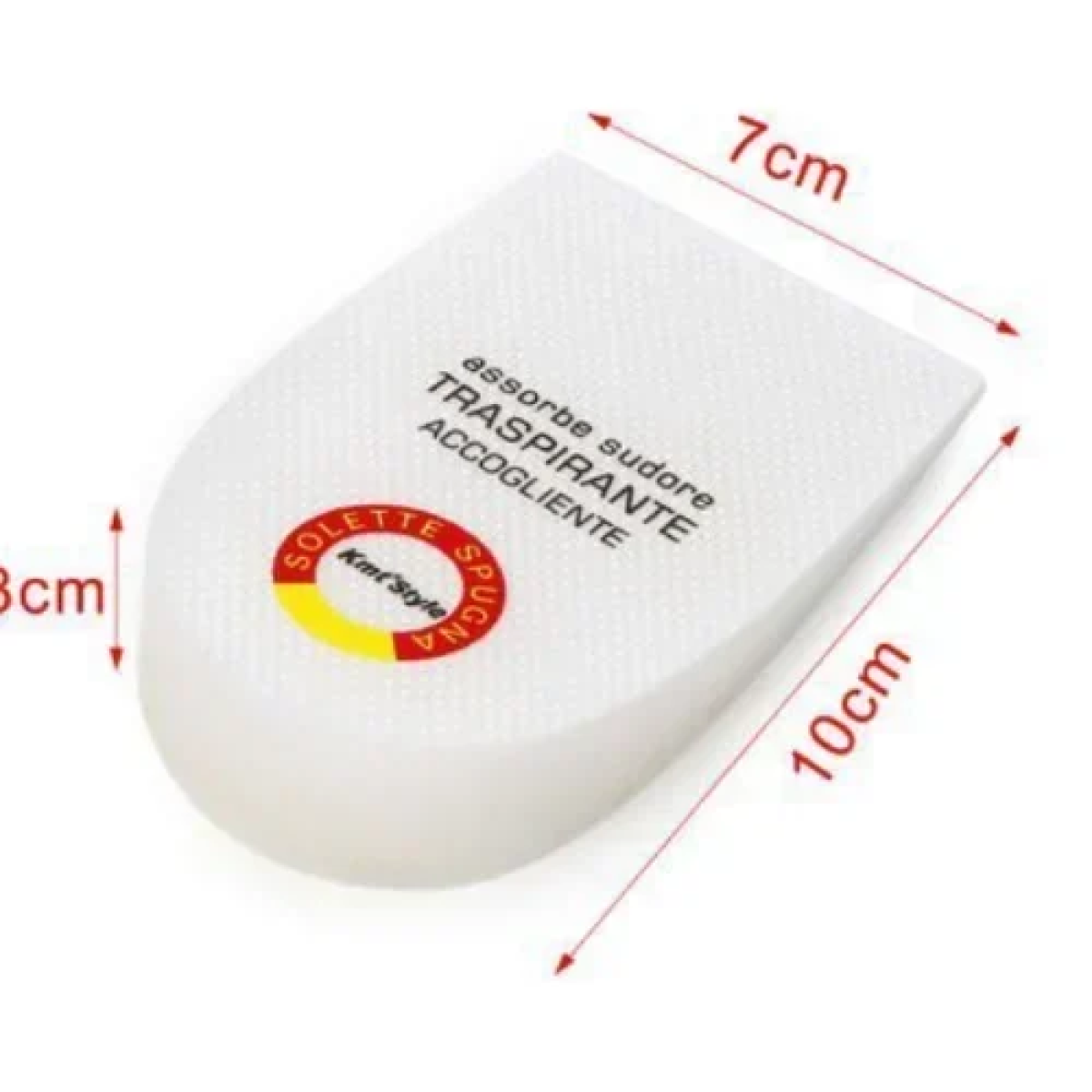 Πάτοι Memory Foam για τις Φτέρνες 10x3x7 cm 2τμχ 2202766