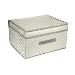 Υφασμάτινο Κουτί Αποθήκευσης 60x30x40cm 2208573 Μπεζ