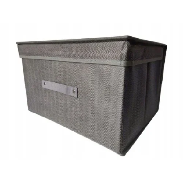 Υφασμάτινο Κουτί Αποθήκευσης 60x30x40cm 2208573 Γκρι
