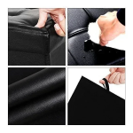 Σκαμπό & Κουτί αποθήκευσης 2 σε 1 από PVC 31x31x31 cm Μαύρο 2208857