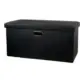 Σκαμπό & Κουτί αποθήκευσης 2 σε 1 από PVC 76x38x38 cm Μαύρο 2208865