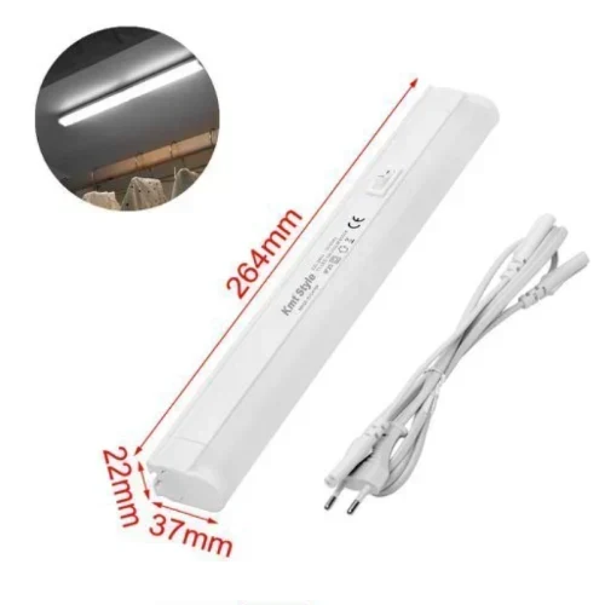 Φωτιστικό Ντουλάπας LED 3W IP20 264x22x37mm 2303600