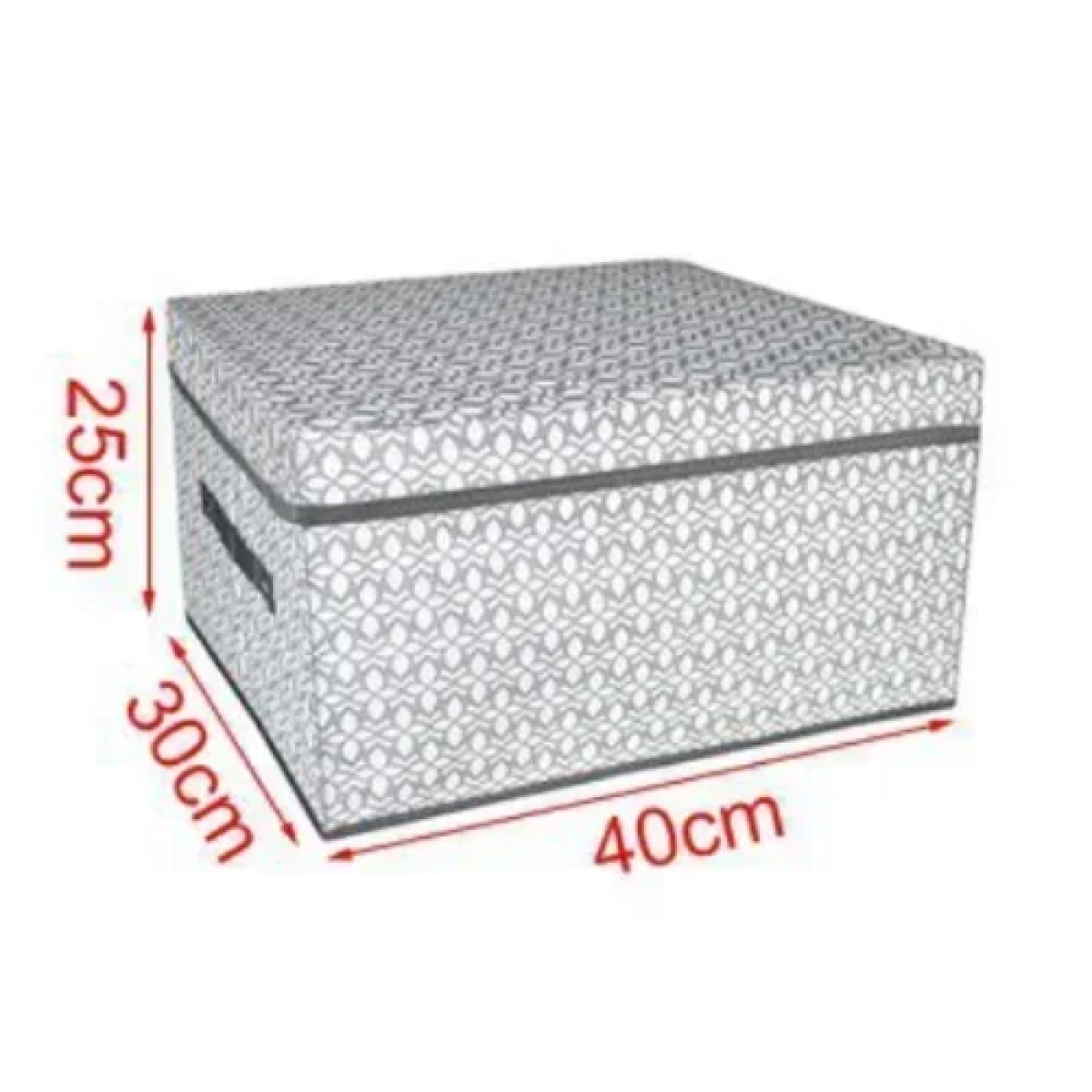 Υφασμάτινο Κουτί Αποθήκευσης 25x30x40cm Γκρι 3280032