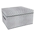 Υφασμάτινο Κουτί Αποθήκευσης 28x38x48cm Γκρι 3280033