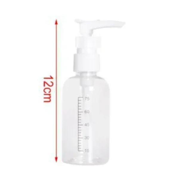 Διάφανο Πλαστικό Μπουκάλι με αντλία 75ml με Διαβάθμιση 3280658