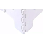 Πτυσσόμενο Φορητό Σκαμπό 22x29x22 cm με αντοχή έως 150kg 3318283 Λευκό-Μπλε