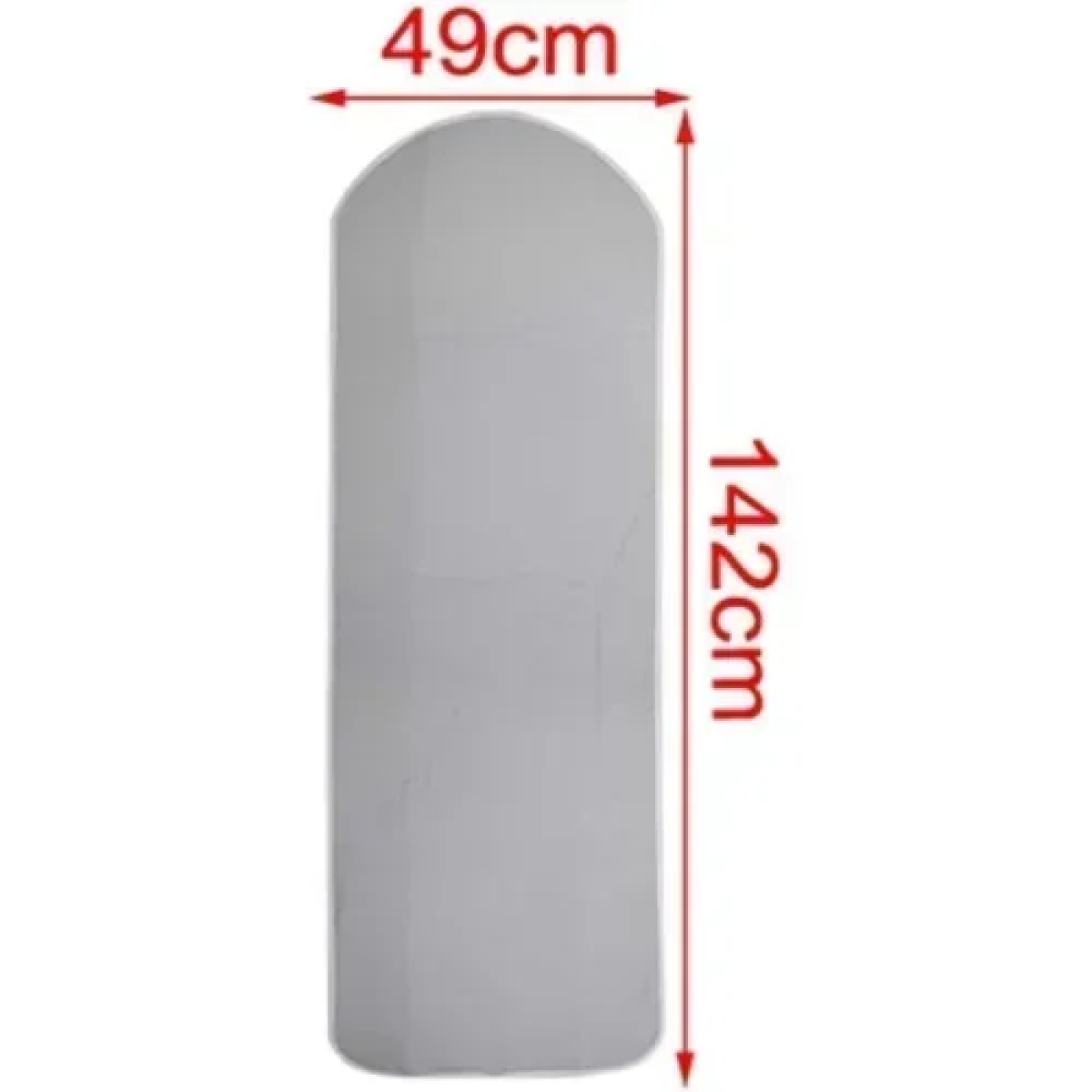 Σιδερόπανο Υφασμάτινο με λάστιχο 49x142 cm Γκρι 52008891