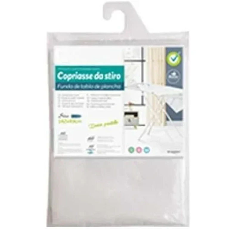 Σιδερόπανο Υφασμάτινο με λάστιχο 49x142 cm Λευκό 52008891