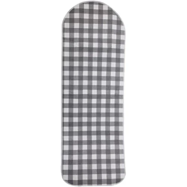 Σιδερόπανο Υφασμάτινο με λάστιχο 42x120 cm σε γκρι καρό σχέδιο 5200887