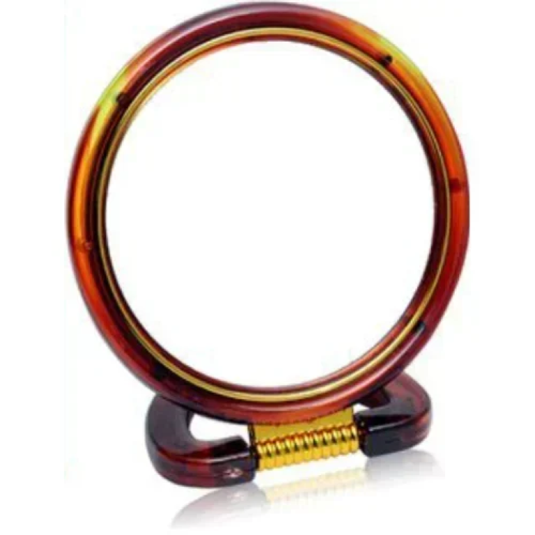 Πλαστικό Καθρεφτάκι 2 όψεων με βάση 17.7x27 cm 2802686 Καφέ