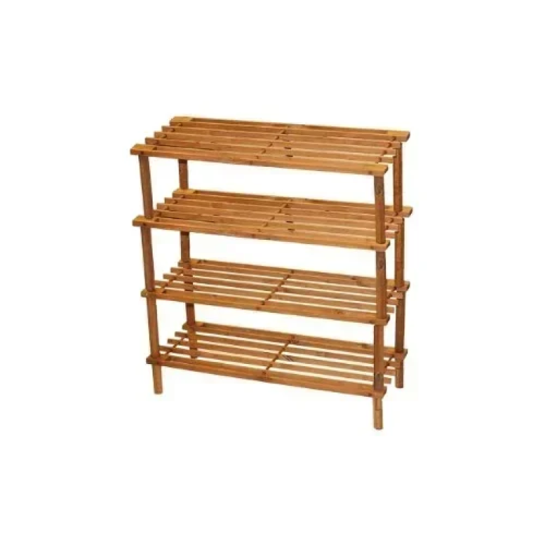 Ξύλινη Παπουτσοθήκη 4 Επιπέδων 67.5x62.5x26 cm 5403306