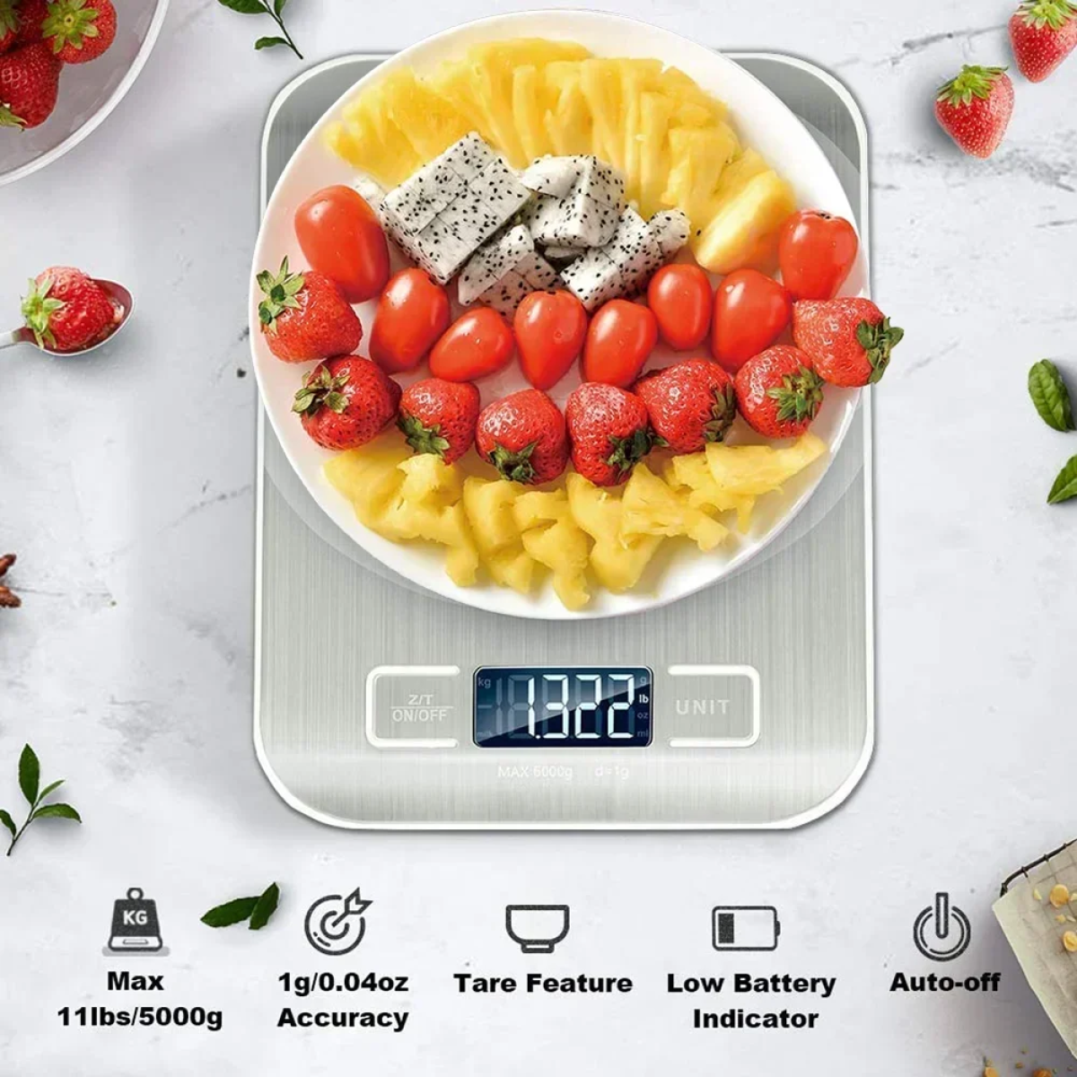 Ψηφιακή Ζυγαριά Κουζίνας Ακριβείας LCD 1gr/5kg ZD-3 5403109