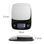 Ψηφιακή Ζυγαριά Κουζίνας Ακριβείας LCD 1gr/5kg ZD-210 2407997