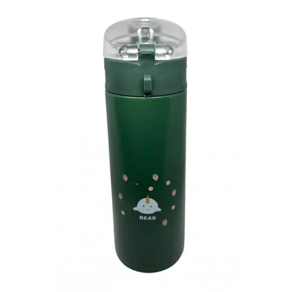 Παγούρι Θερμός "Bear" 380ml Πράσινο 16981
