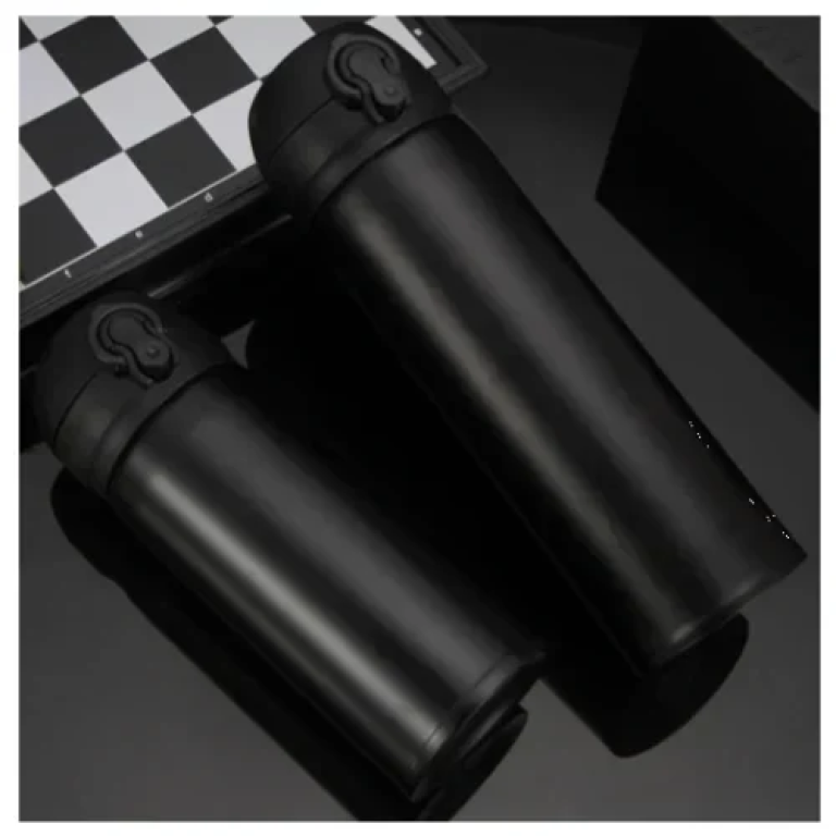 Παγούρι Θερμός Aνοξείδωτο 450ml 16989 Μαύρο